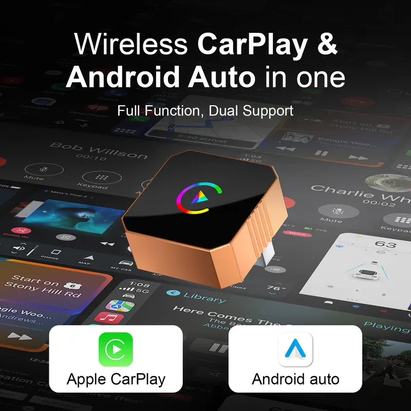 CarPlay 2026 Wireless Adapter for iPhone/Android