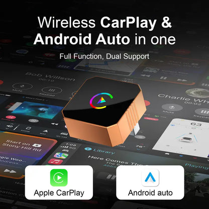 CarPlay 2026 Wireless Adapter for iPhone/Android