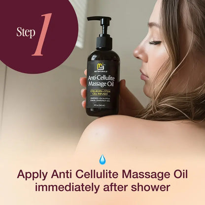 Anti Cellulite Massage Oil - Smooth the Appearance of Cellulite